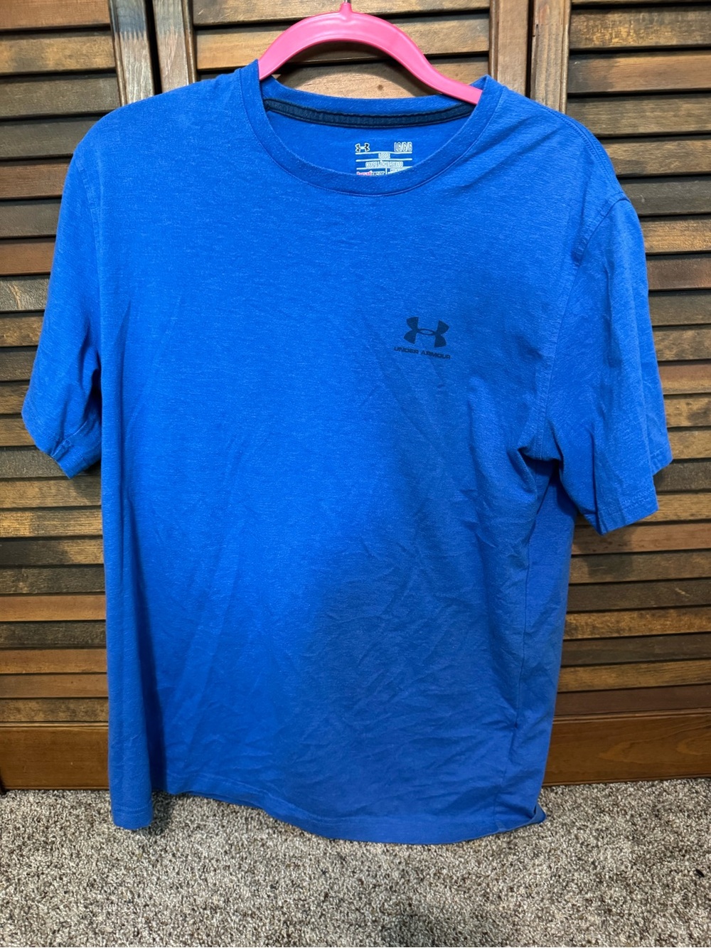 Under Armour Men's Royal Blue Short Sleeve Logo Tee